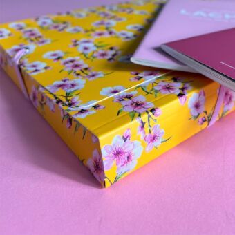 Produktbild: Sammelmappe de Luxe A4, Bl&uuml;ten gelb