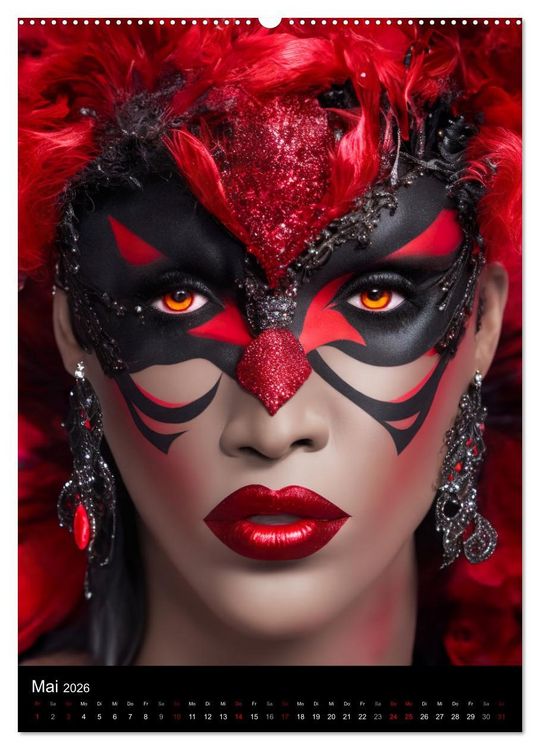 Produktbild: Drag Queens im Rampenlicht (hochwertiger Premium Wandkalender 2026 DIN A2 hoch), Kunstdruck in Hochglanz