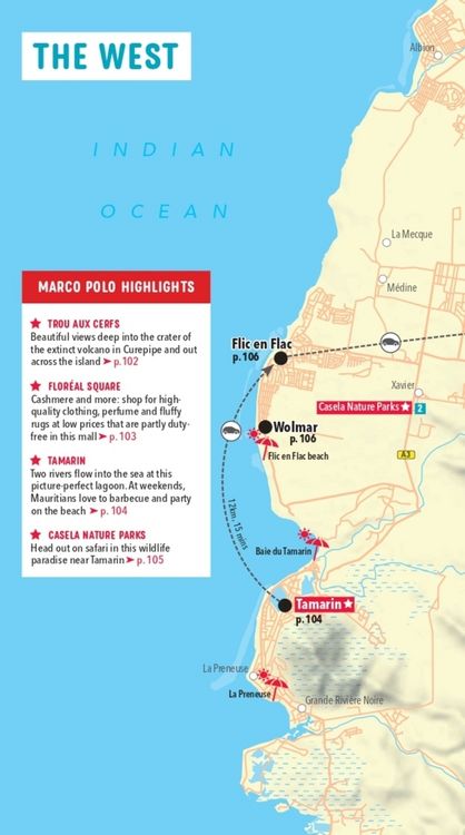 Produktbild: Mauritius Marco Polo Pocket Travel Guide - with pull out map