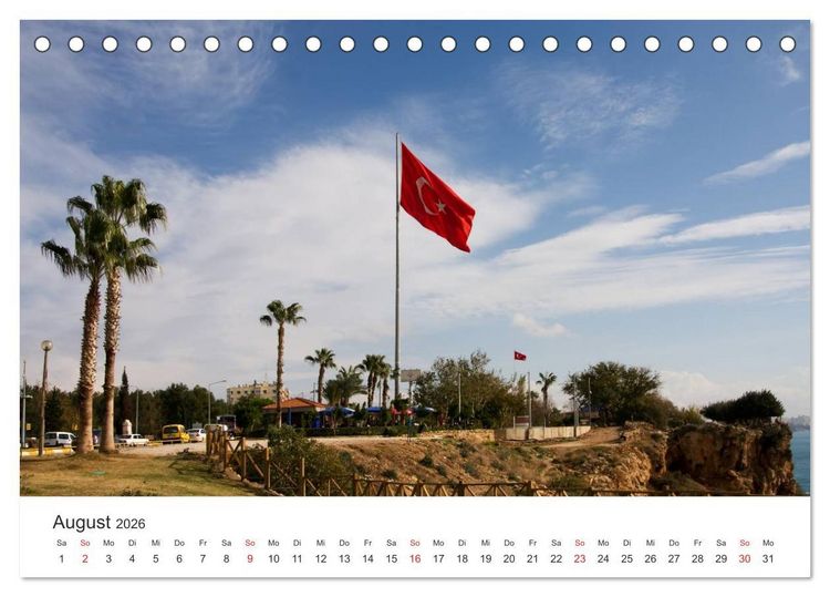 Produktbild: T&uuml;rkei-Impressionen (Tischkalender 2026 DIN A5 quer), CALVENDO Monatskalender