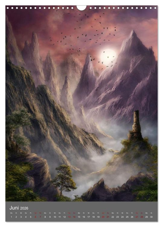 Produktbild: Das Grenzland (Wandkalender 2026 DIN A3 hoch), CALVENDO Monatskalender
