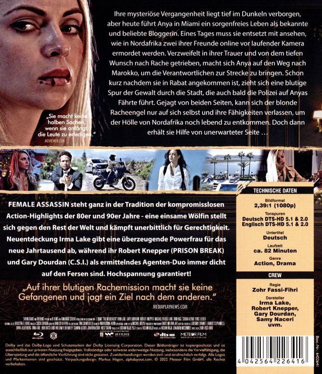 Produktbild: Female Assassin - Rache ist s&uuml;&szlig;