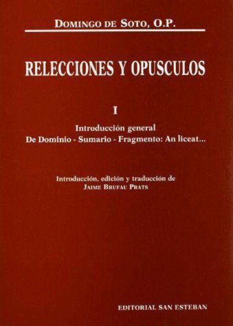 Produktbild: Introducci&oacute;n general, de dominio, sumario, fragmento "an liceat--"