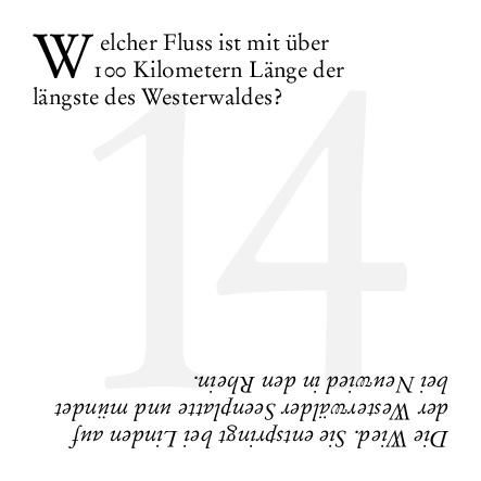 Produktbild: Westerwald-Quiz