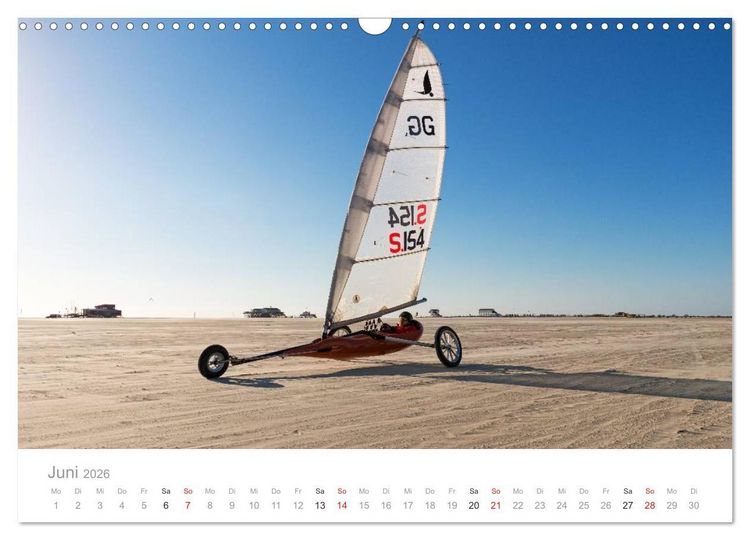 Produktbild: St. Peter-Ording. Deutschlands gr&ouml;&szlig;te Sandkiste (Wandkalender 2026 DIN A3 quer), CALVENDO Monatskalender
