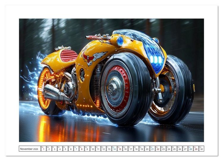 Produktbild: Zero Rider (hochwertiger Premium Wandkalender 2026 DIN A2 quer), Kunstdruck in Hochglanz