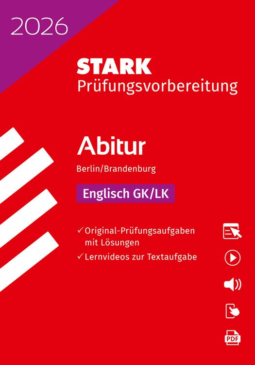 Produktbild: STARK Englisch - Abitur 2026 Berlin/Brandenburg - Prüfungsvorbereitung
