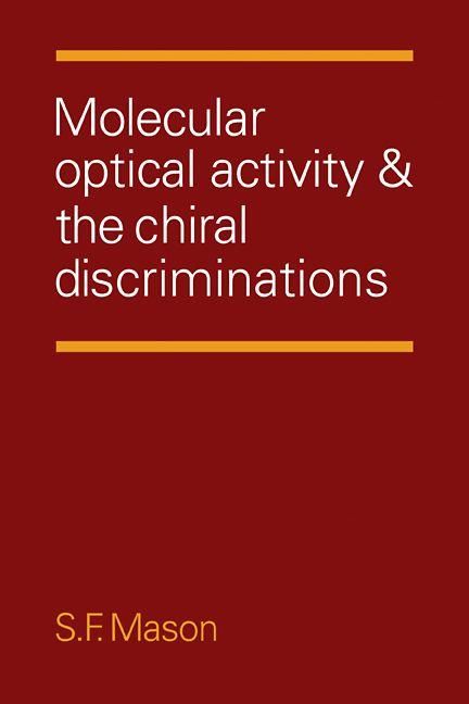 Produktbild: Molecular Optical Activity and the Chiral Discriminations