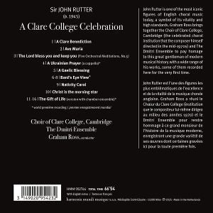 Produktbild: John Rutter: A Clare College Celebration
