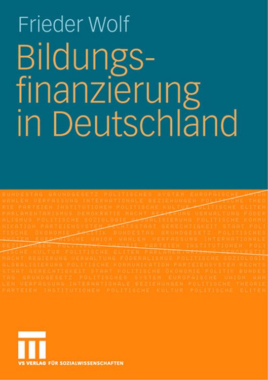 Produktbild: Bildungsfinanzierung in Deutschland