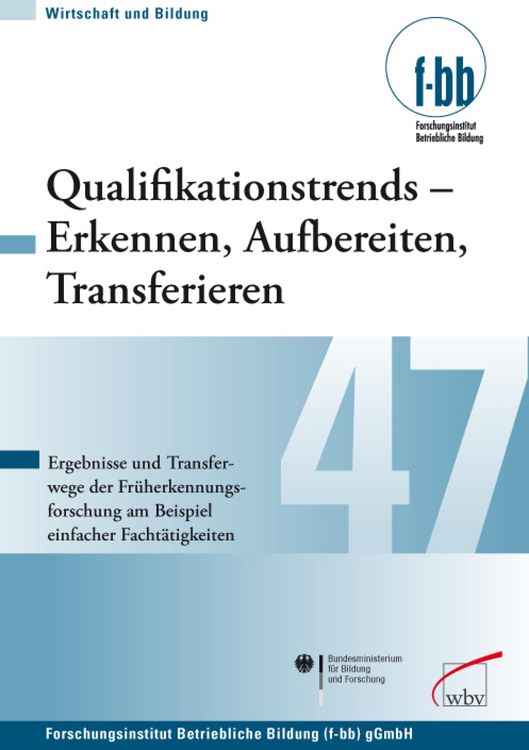 Produktbild: Qualifikationstrends - Erkennen, Aufbereiten, Transferieren