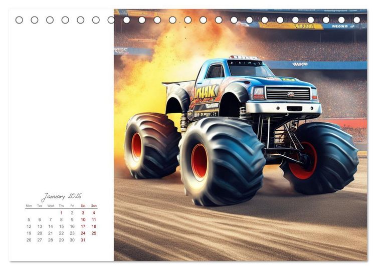 Produktbild: The battle of the titans (Desk Calendar 2026 DIN A5 landscape), CALVENDO 12 Month DeskCalendar