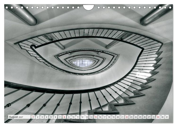 Produktbild: Treppenh&auml;user architektonische Kunstwerke (Wandkalender 2027 DIN A4 quer), CALVENDO Monatskalender