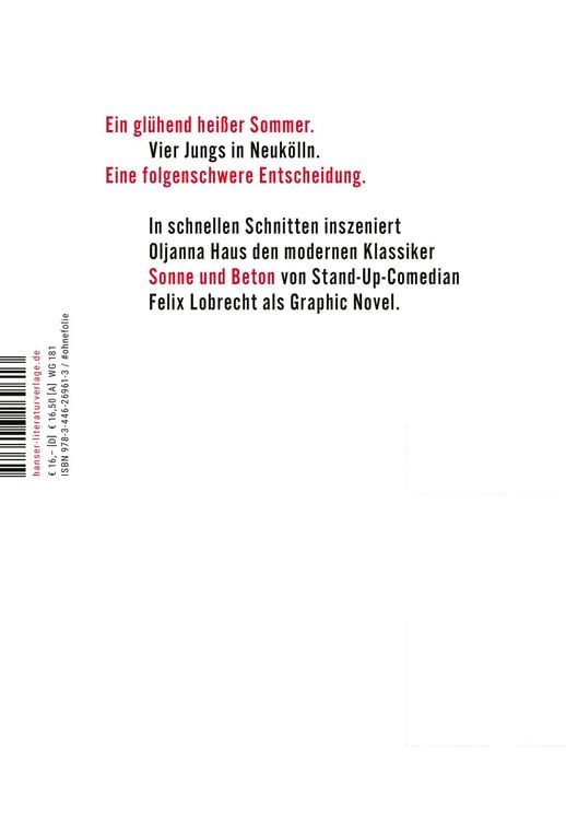 Produktbild: Sonne und Beton &ndash; Die Graphic Novel