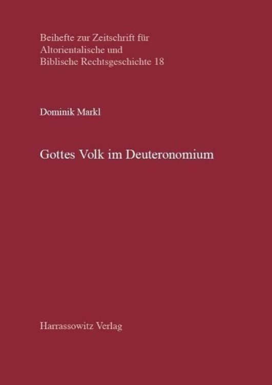 Produktbild: Gottes Volk im Deuteronomium