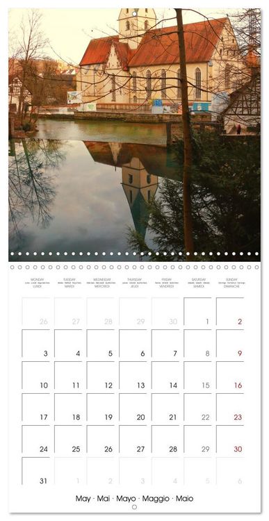 Produktbild: South Germany- Visiting the beautiful village Blaubeuren in the Swabian Alps (Wall Calendar 2027 12 &times; 12 Inch) CALVENDO 12 Month Wall Calendar