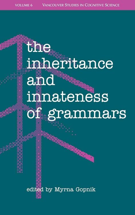 Produktbild: The Inheritance and Innateness of Grammars