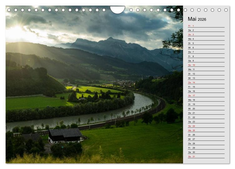 Produktbild: Bischofshofen & mehr (Wandkalender 2026 DIN A4 quer), CALVENDO Monatskalender