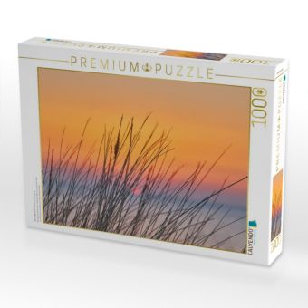Produktbild: CALVENDO Puzzle D&uuml;nengras im Sonnenuntergang | 1000 Teile Lege-Gr&ouml;&szlig;e 64x48cm Foto-Puzzle f&uuml;r gl&uuml;ckliche Stunden