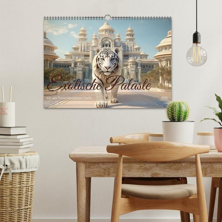 Produktbild: Exotische Pal&auml;ste (Wandkalender 2026 DIN A3 quer), CALVENDO Monatskalender