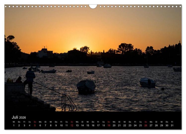Produktbild: Korfu - Kerkira (Wandkalender 2026 DIN A3 quer), CALVENDO Monatskalender