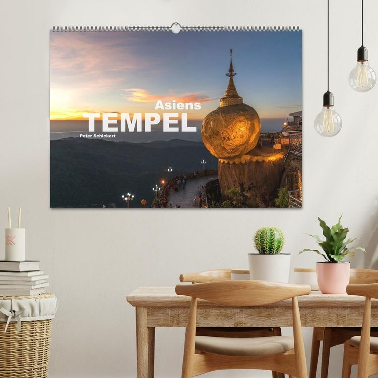 Produktbild: Asiens Tempel (Wandkalender 2026 DIN A2 quer), CALVENDO Monatskalender