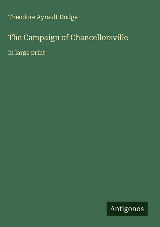 Produktbild: The Campaign of Chancellorsville