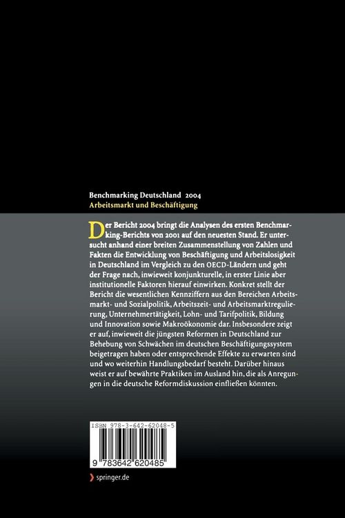Produktbild: Benchmarking Deutschland 2004