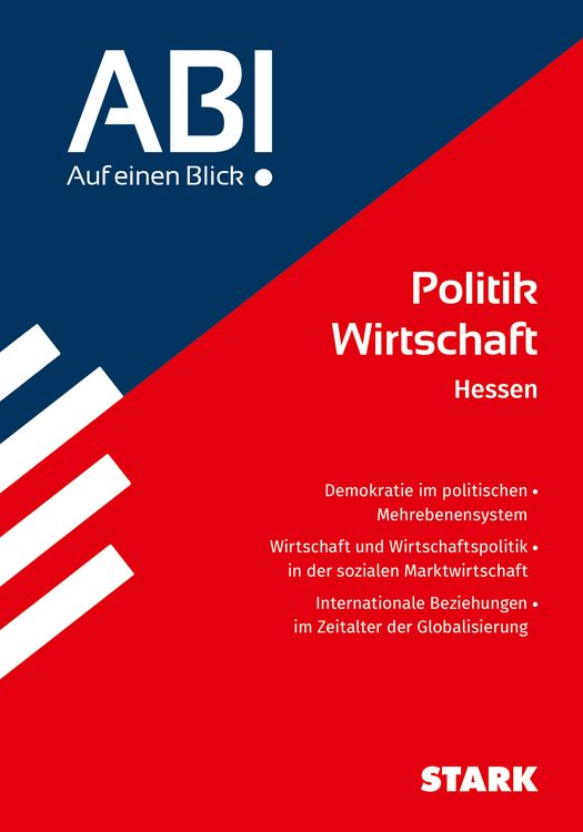 Produktbild: STARK Politik und Wirtschaft - Abi - Auf einen Blick! 2026 Hessen