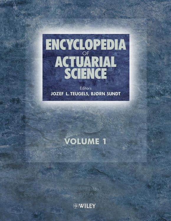 Produktbild: Encyclopedia of Actuarial Science, 3 Volume Set