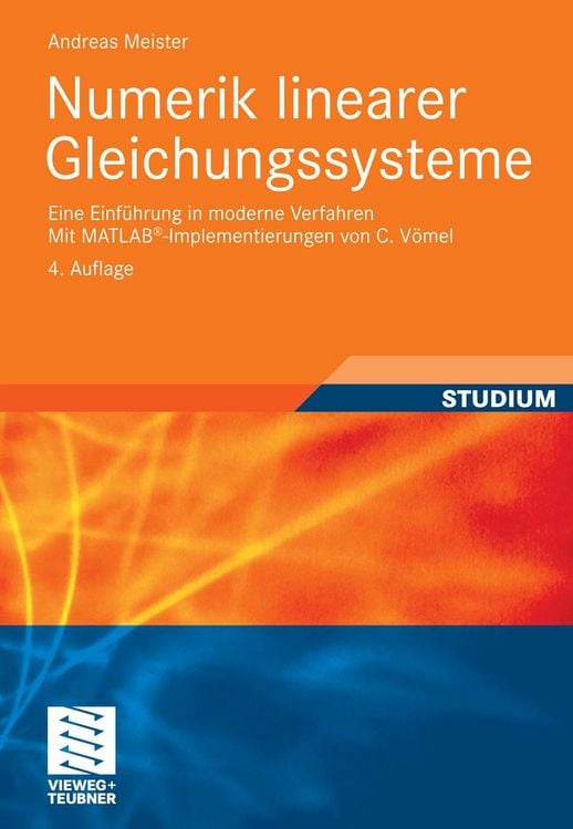 Produktbild: Numerik linearer Gleichungssysteme