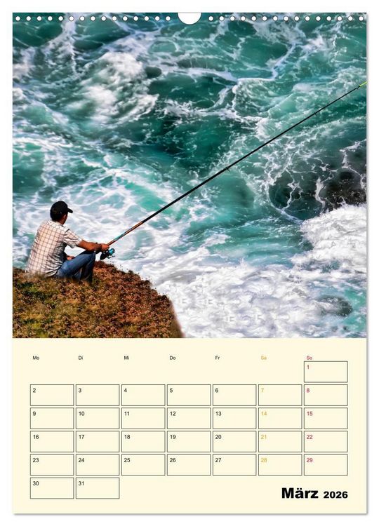 Produktbild: Angeln - extrem faszinierend (Wandkalender 2026 DIN A3 hoch), CALVENDO Monatskalender