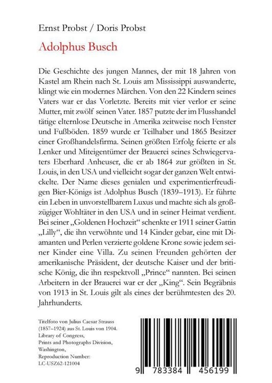 Produktbild: Adolphus Busch