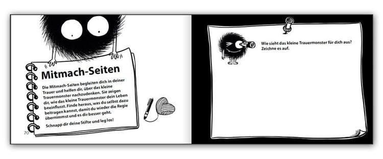 Produktbild: Das kleine Trauermonster - Trauerbew&auml;ltigung zum Mitmachen