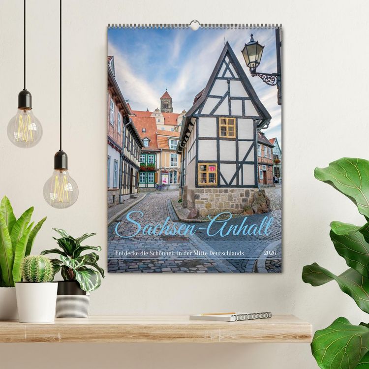 Produktbild: Sachsen-Anhalt - Entdecke die Sch&ouml;nheit in der Mitte Deutschlands (Wandkalender 2026 DIN A2 hoch), CALVENDO Monatskalender