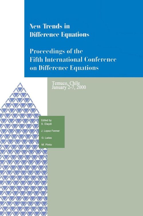 Produktbild: New Trends in Difference Equations