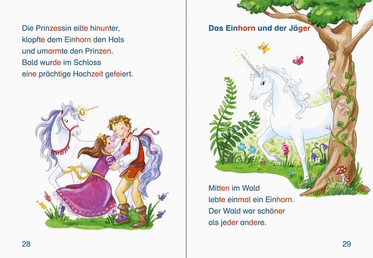 Produktbild: Leserabe mit Mildenberger Silbenmethode - Einhorngeschichten