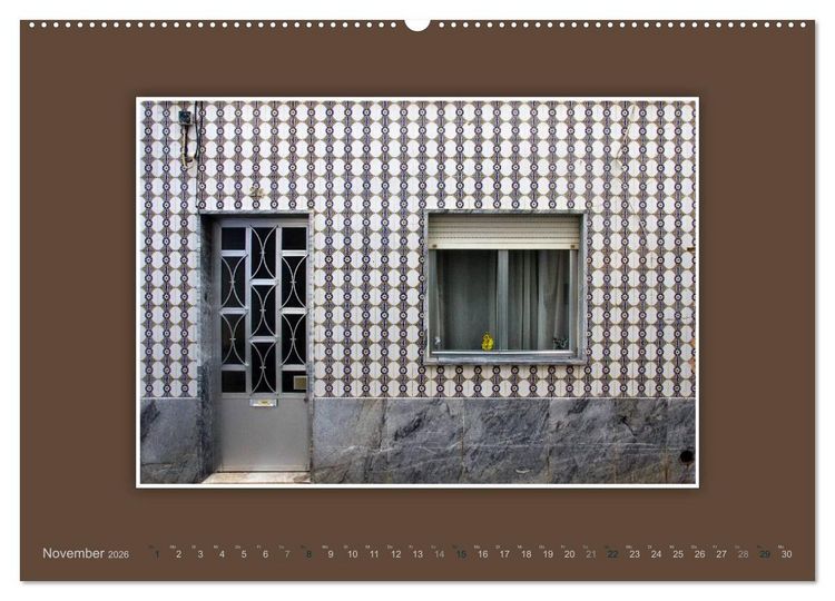 Produktbild: Azulejo-Fassaden in Portugal (Wandkalender 2026 DIN A2 quer), CALVENDO Monatskalender