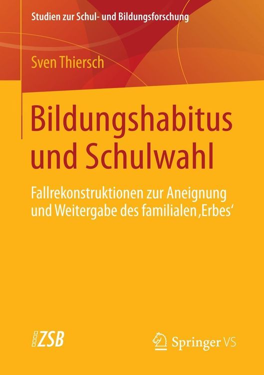 Produktbild: Bildungshabitus und Schulwahl