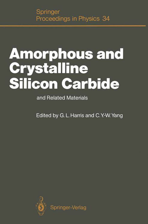 Produktbild: Amorphous and Crystalline Silicon Carbide and Related Materials