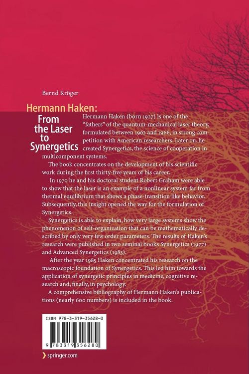 Produktbild: Hermann Haken: From the Laser to Synergetics