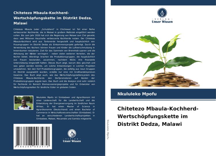 Produktbild: Chitetezo Mbaula-Kochherd-Wertsch&ouml;pfungskette im Distrikt Dedza, Malawi