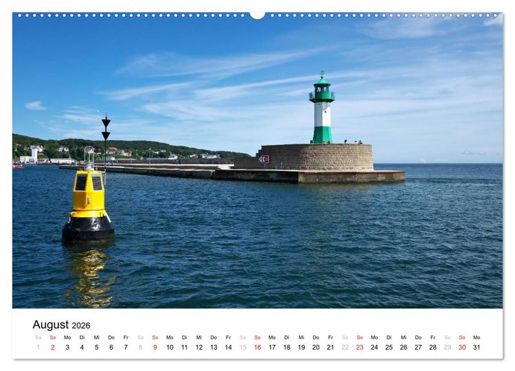 Produktbild: R&uuml;gen und Hiddensee (hochwertiger Premium Wandkalender 2026 DIN A2 quer), Kunstdruck in Hochglanz
