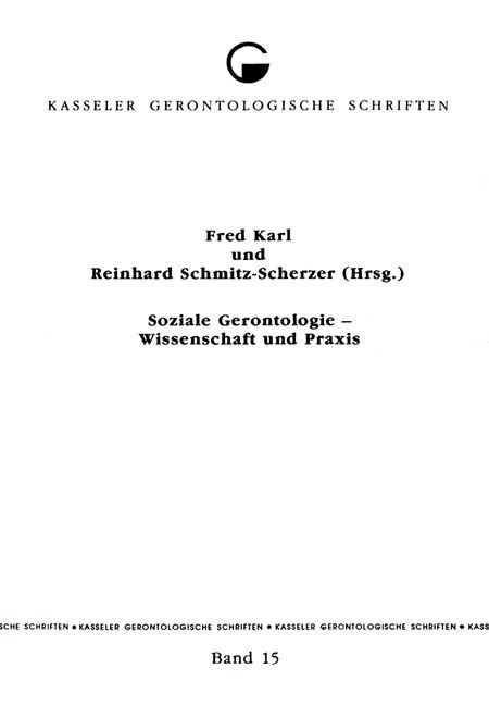 Produktbild: Soziale Gerontologie - Wissenschaft und Praxis