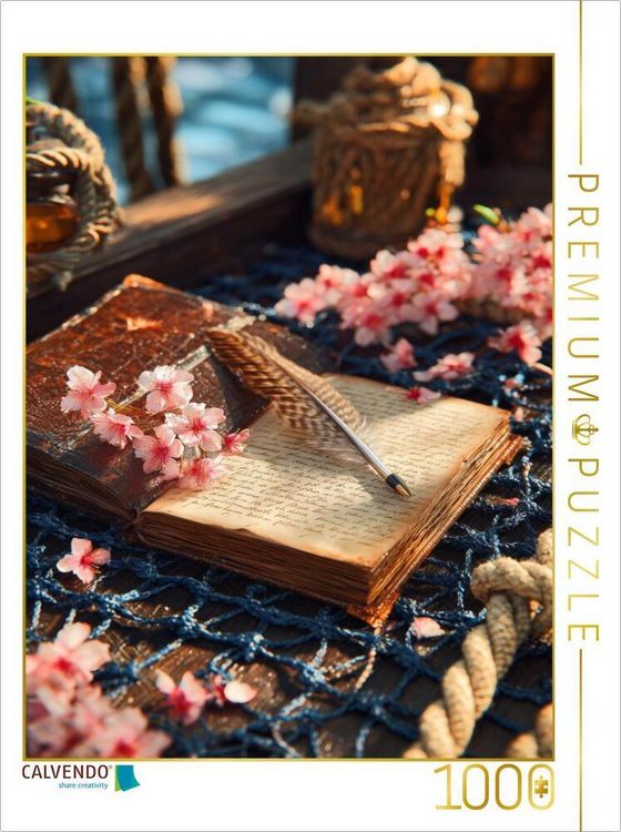 Produktbild: CALVENDO Puzzle Fr&uuml;hlingslicht trifft auf die Karte verlorener Wege | 1000 Teile Lege-Gr&ouml;&szlig;e 64x48cm Foto-Puzzle f&uuml;r gl&uuml;ckliche Stunden