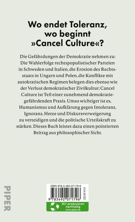 Produktbild: &raquo;Cancel Culture&laquo; &ndash; Ende der Aufkl&auml;rung?