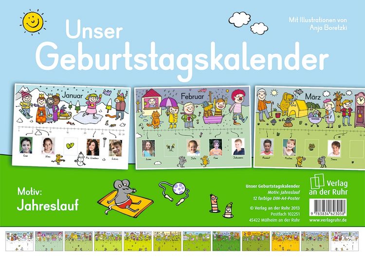 Produktbild: Unser Geburtstagskalender &ndash; Motiv: Jahreslauf