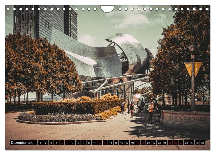 Produktbild: Metropole Chicago (Wandkalender 2026 DIN A4 quer), CALVENDO Monatskalender