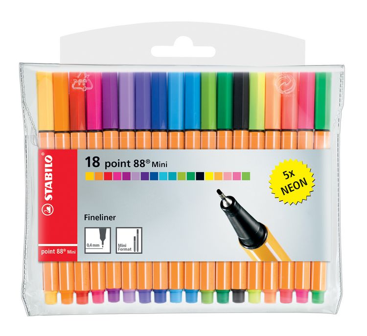 Produktbild: STABILO Fineliner point 88 Mini