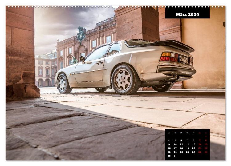 Produktbild: &acute;89 Porsche 944 S2 (hochwertiger Premium Wandkalender 2026 DIN A2 quer), Kunstdruck in Hochglanz
